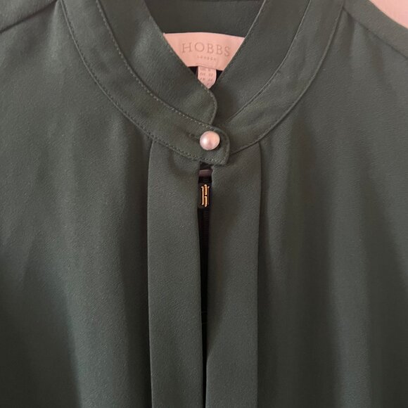 Hobbs Lois Dress in Pine Green - Picture 5 of 8